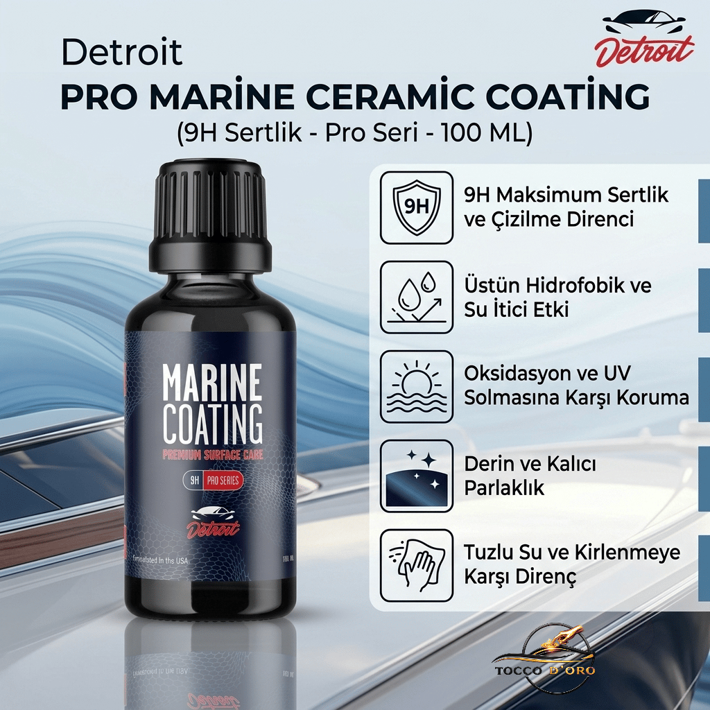Detroit PRO MARİNE CERAMİC COATİNG 9H 100 ML.