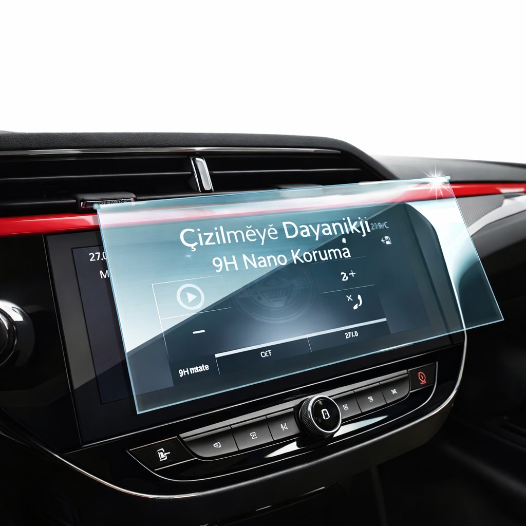 OPEL CORSA ULTİMATE 7 İNC 9H NANO MULTİMEDYA EKRAN KORUYUCU (PARLAK) 2020-2024