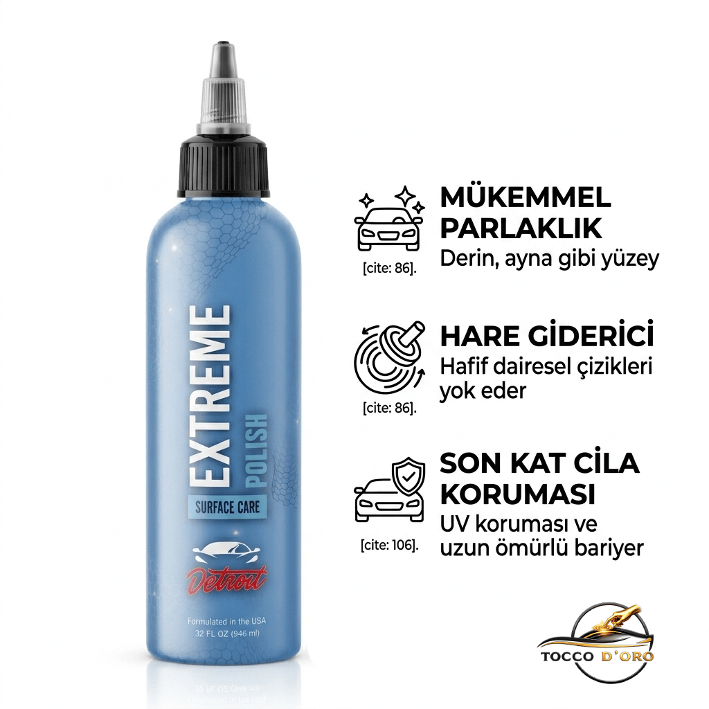 Detroit Extreme Finish Polisaj Cilası 946 ml
