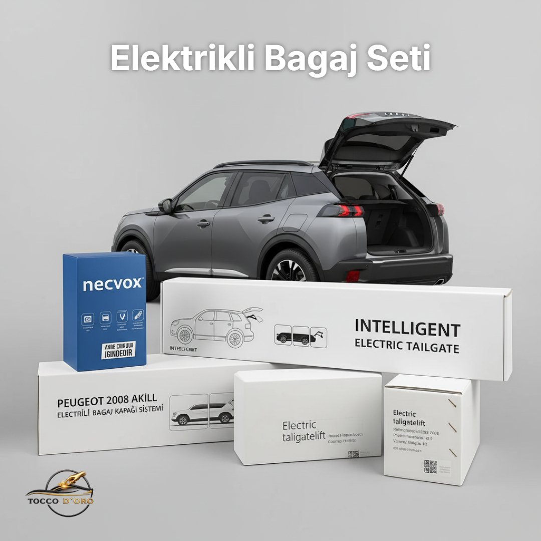 Necvox Peugeot 2008 2020+ Elektrikli Bagaj Kapağı Sistemi