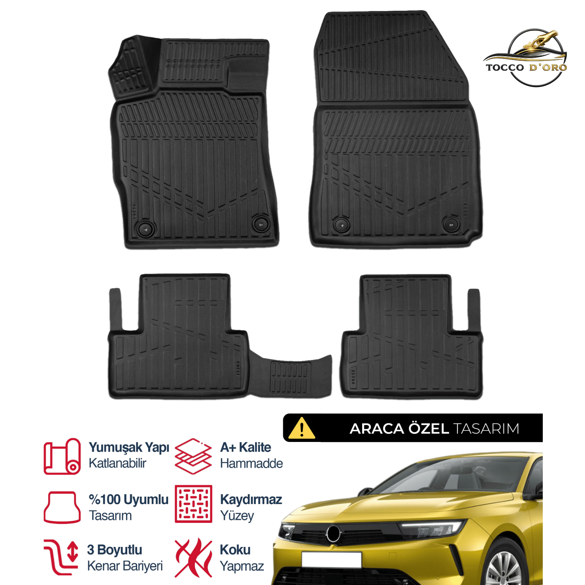 OPEL ASTRA L 3D PLUS HAVUZLU PASPAS 2021+
