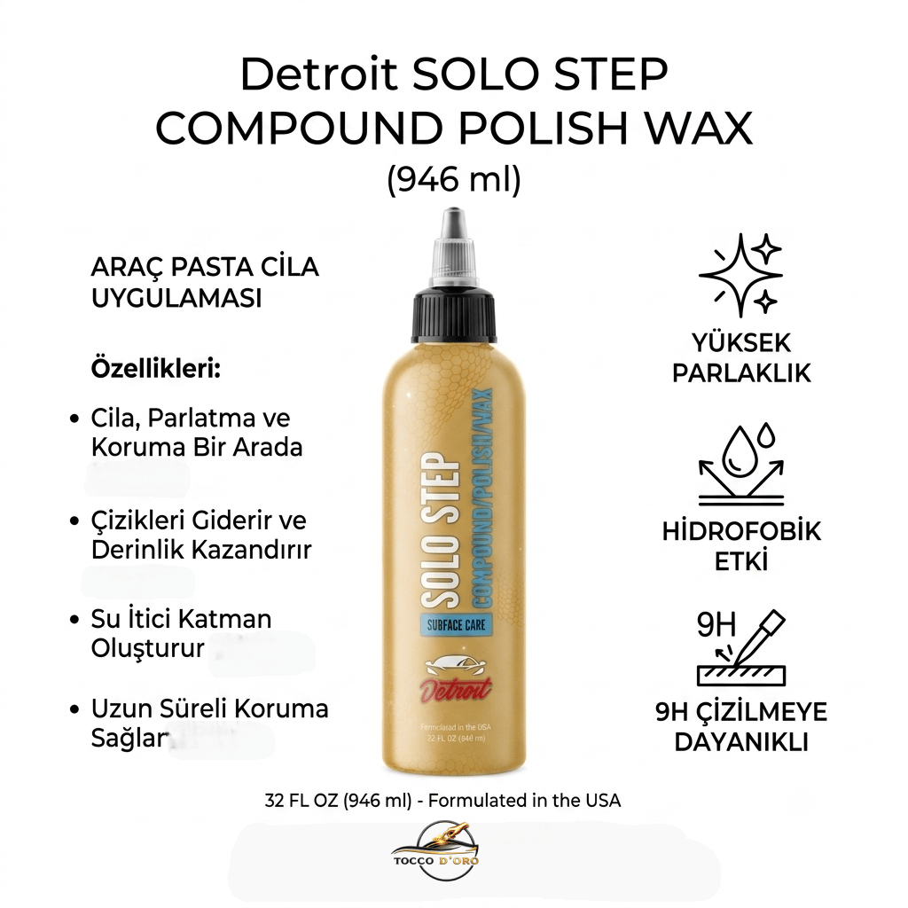 Detroit Solo Step Compound Polish Wax 946 ml
