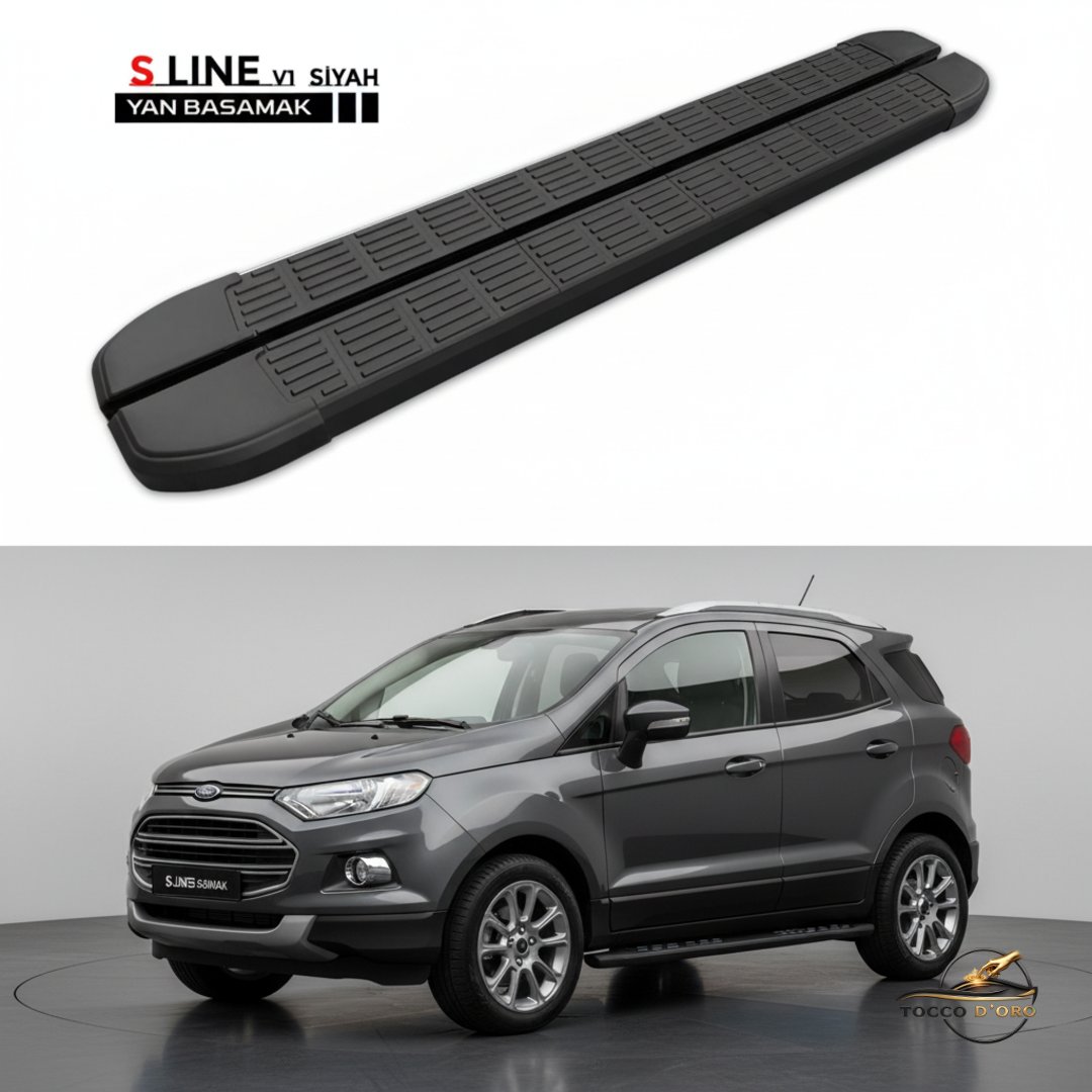 FORD ECO SPORT 2 2013- 173 cm S-line siyah yan basamak