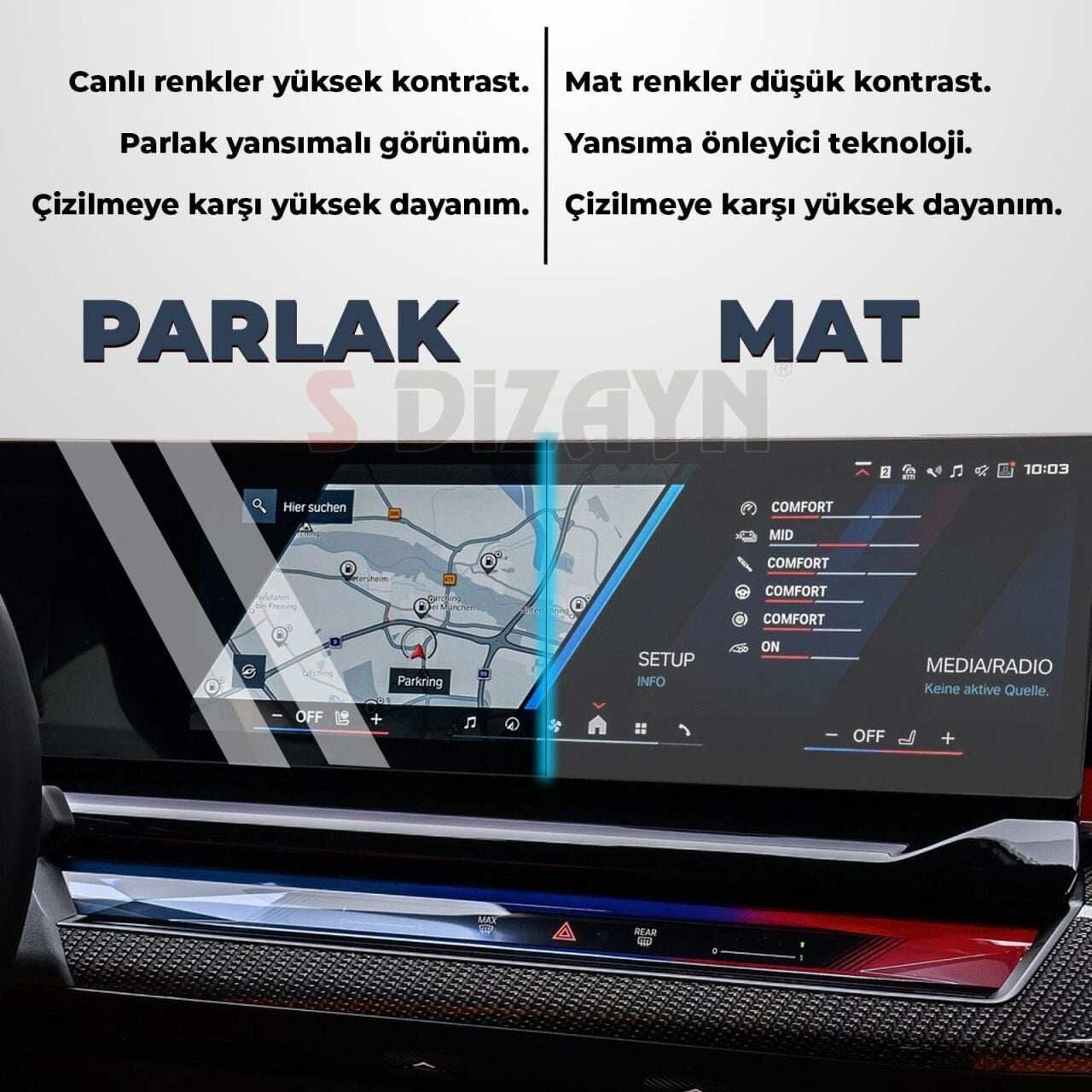 VOLKSWAGEN TİGUAN 3 12.9 İNÇ 9H NANO MULTİMEDYA EKRAN KORUYUCU (PARLAK) 2024-2025