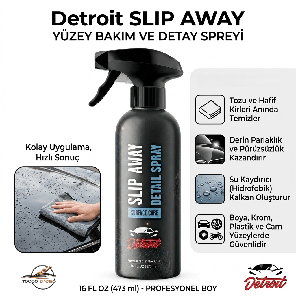 Detroit SLİP AWAY SURFACE CARE DETAİL SPRAY 473 ML.