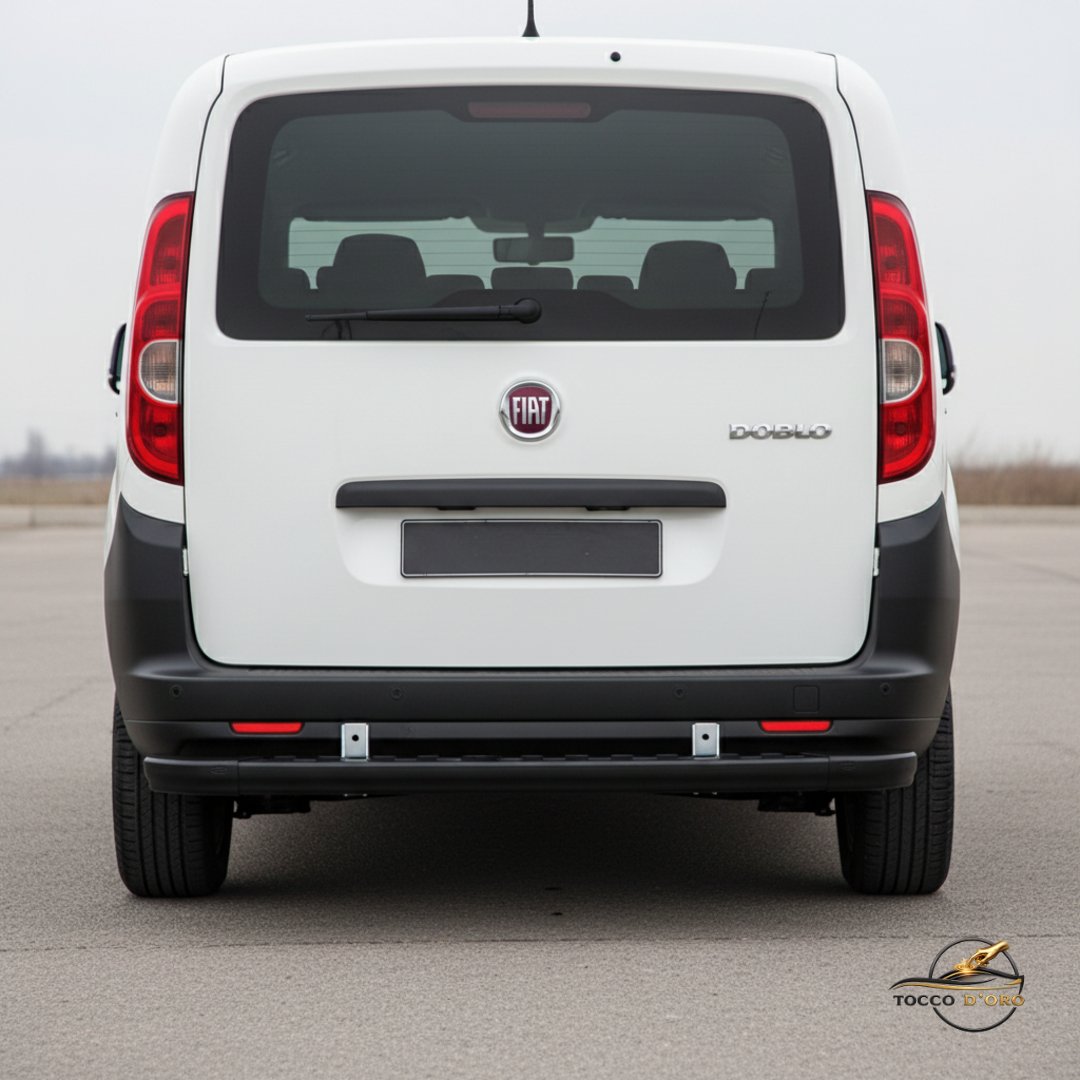 Orjinal Fiat Yeni Doblo Uyumlu Siyah Arka Tampon Koruma