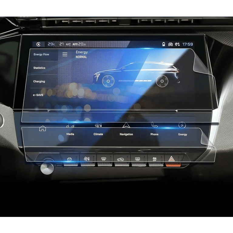 PEUGEOT 308 GT /ALLURE 9H NANO KLİMA KONTROL ÜNİTESİ EKRAN KORUYUCU (PARLAK) 2022-2025