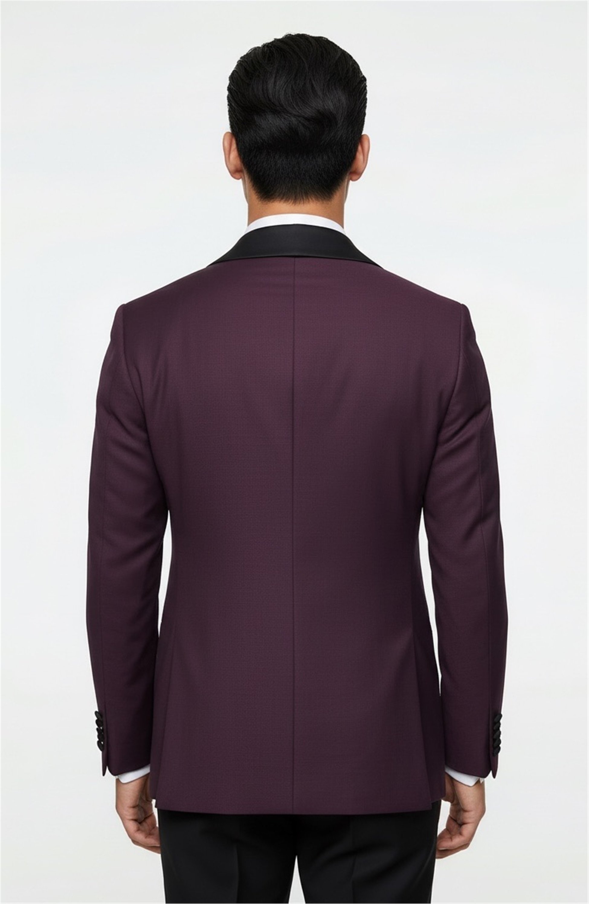 Karakaşlı Mauve Shawl Smokin Ceket