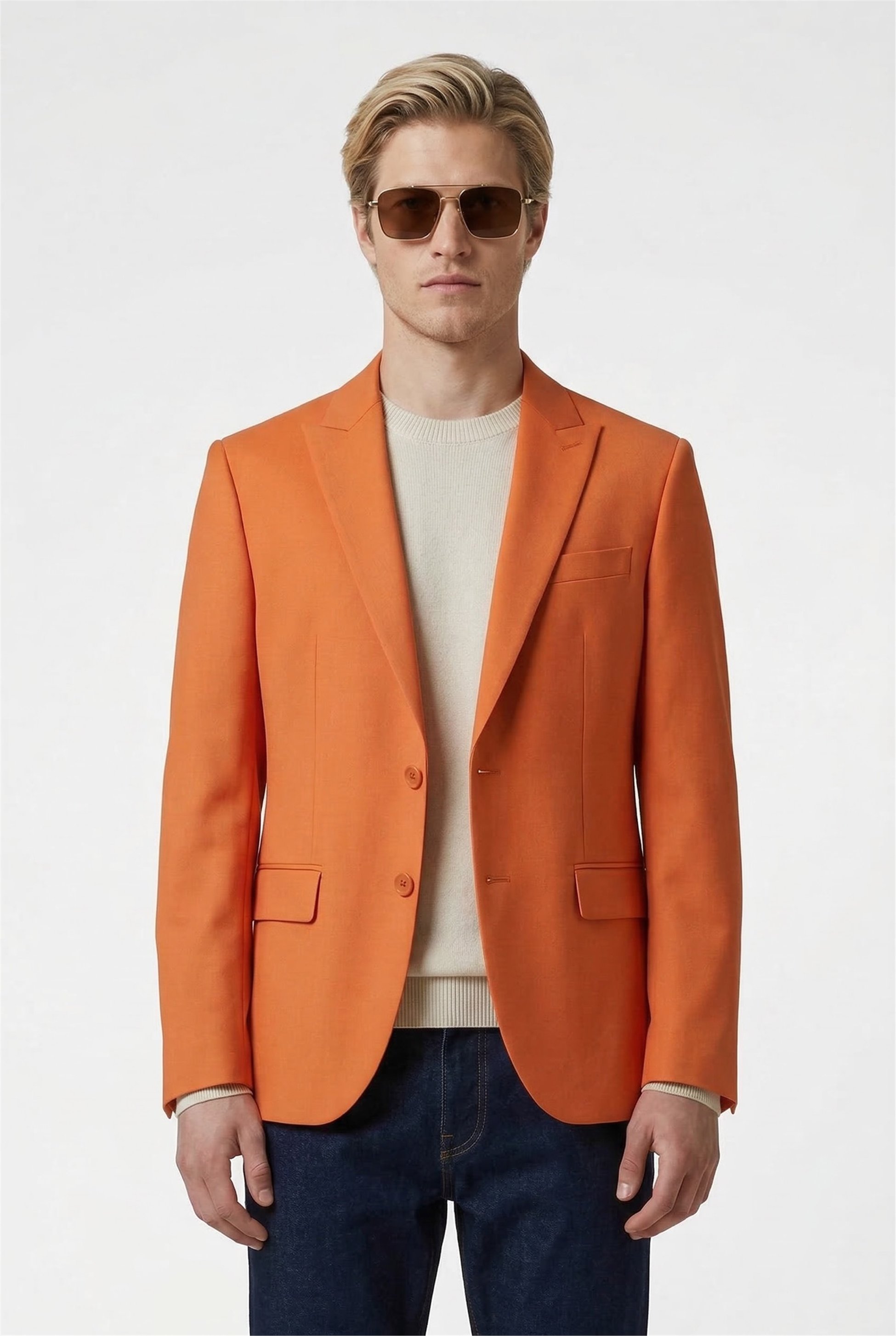 Karakaşlı Turuncu Blazer