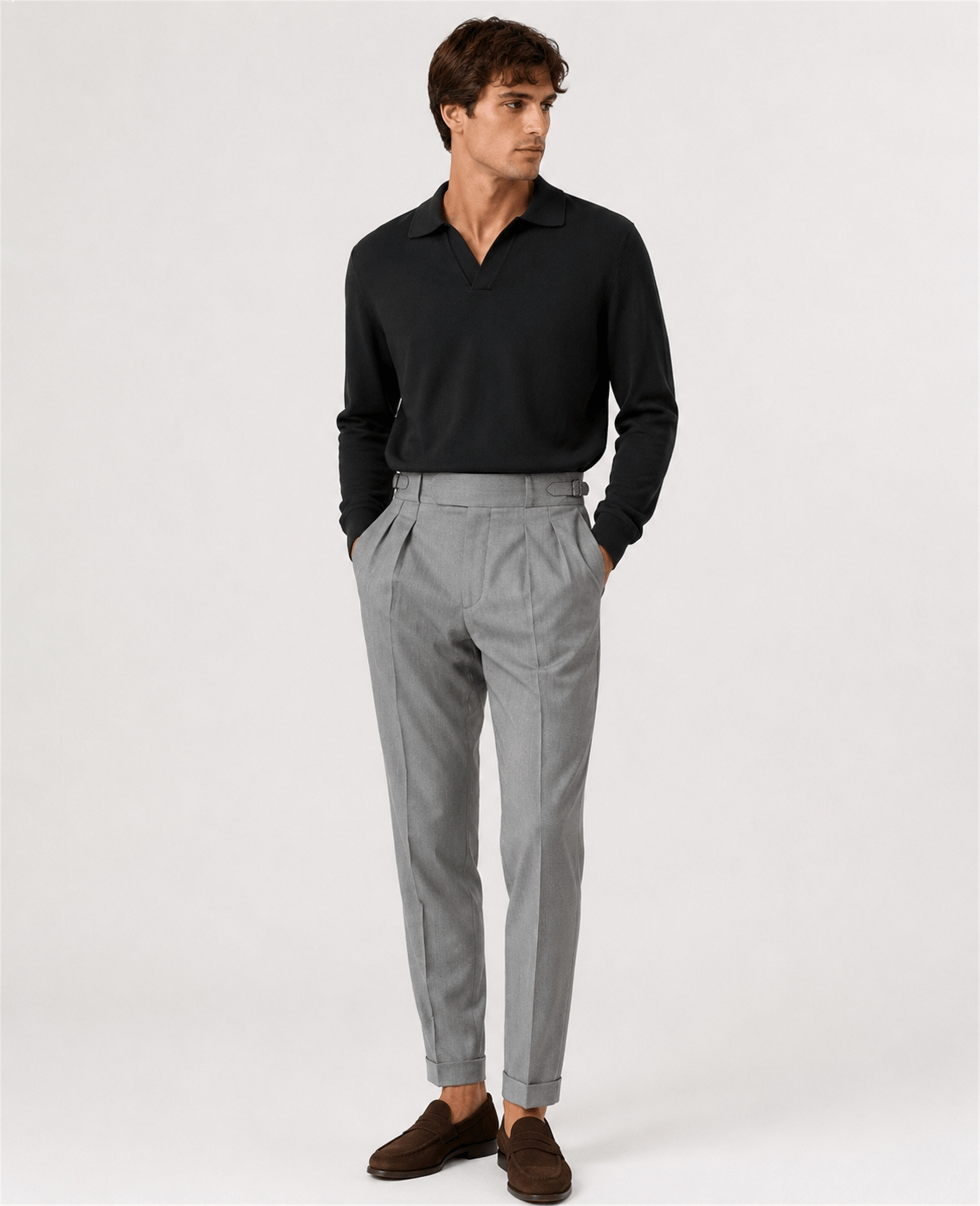 Noir Touch Polo Black