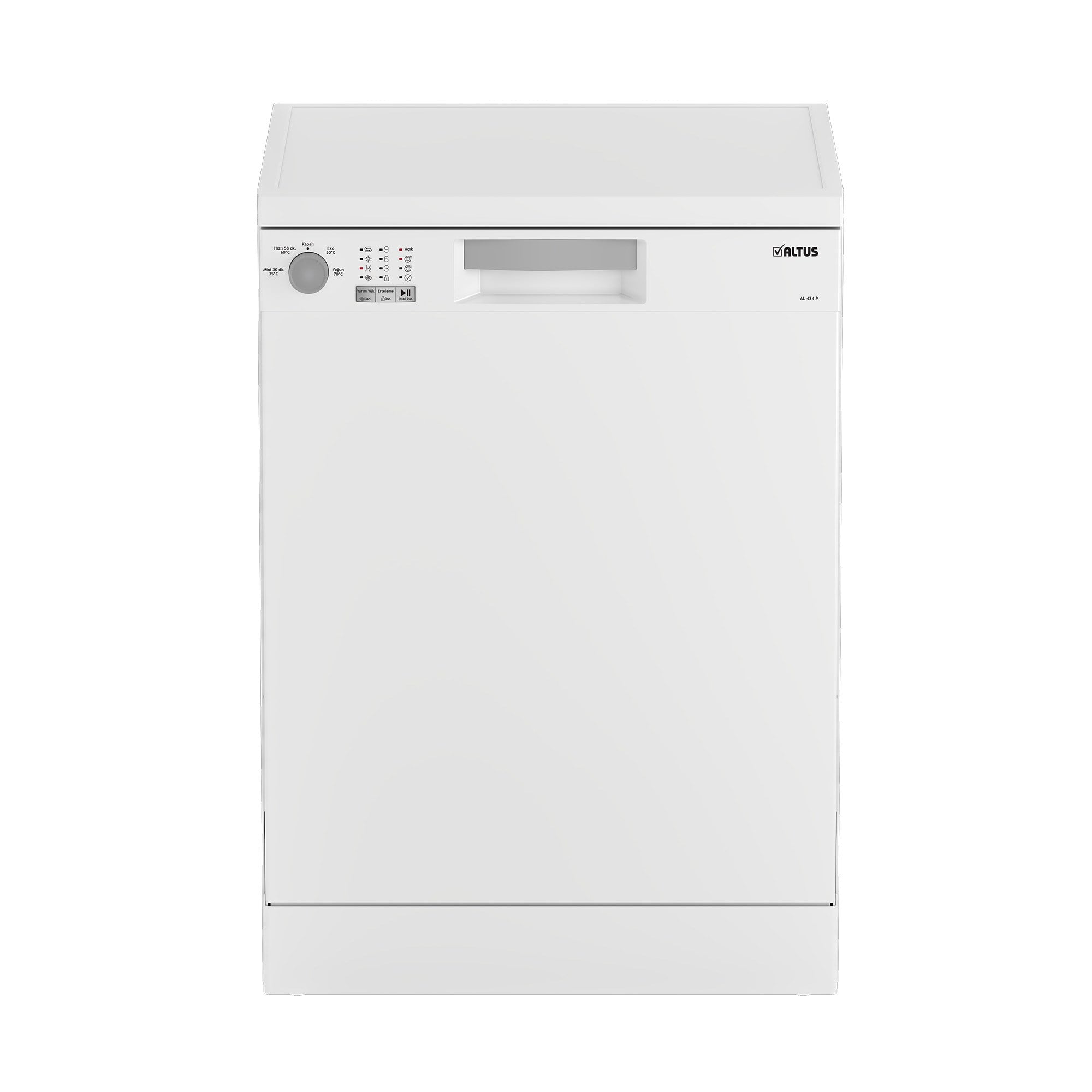 Altus AL434P 4 Programlı Beyaz Bulaşık Makinesi
