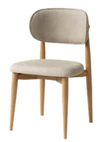 Bulut Polo Ahşap Sandalye İskelet Natural