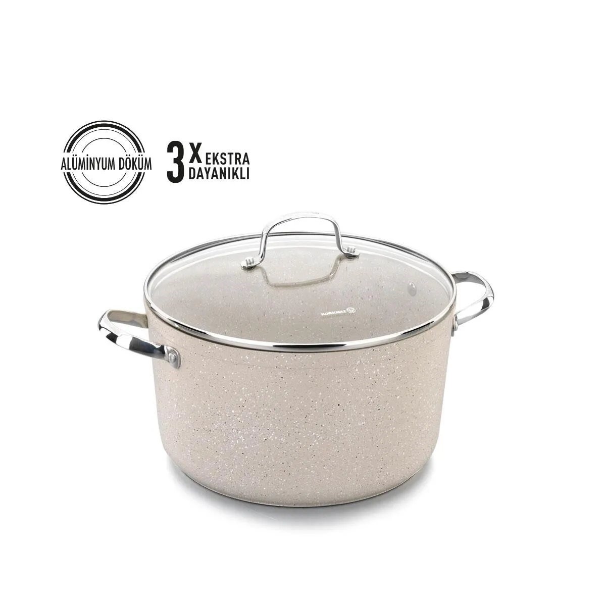 Korkmaz A1261 Granita Tencere 24X12,5