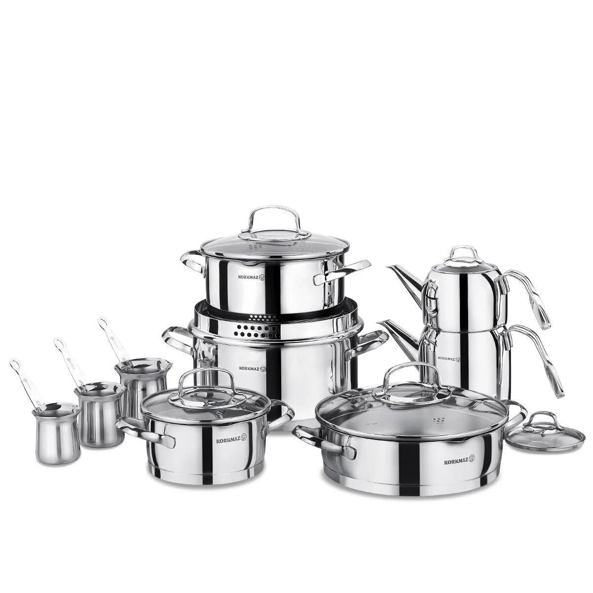 Korkmaz A1702 Steama 15 Parça Hiper Set