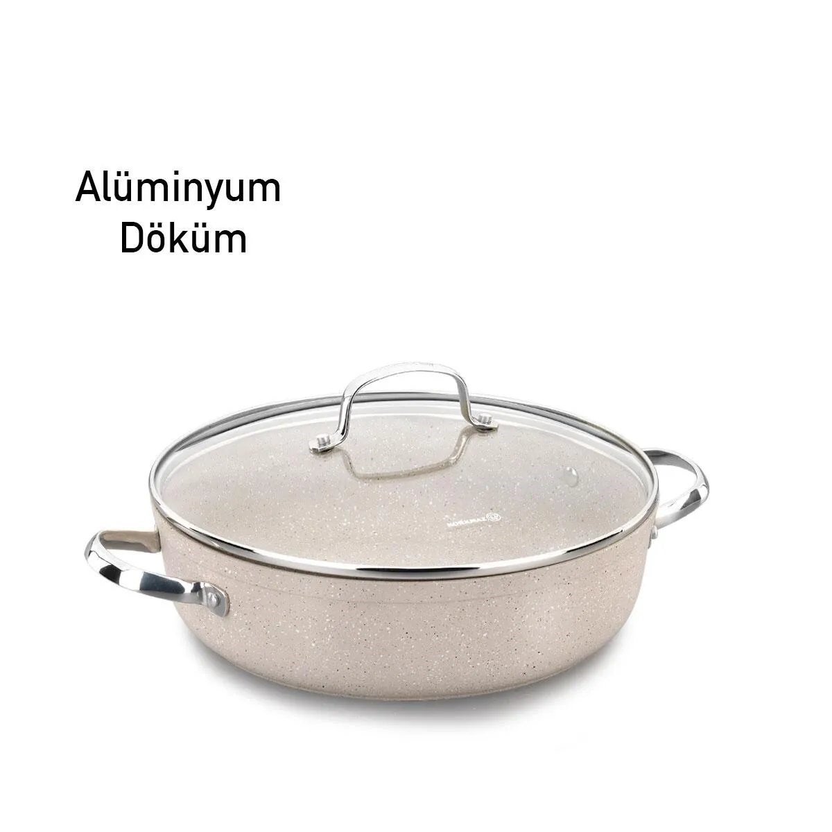 Korkmaz A1854 Granita Kısa Tencere 24X6,5