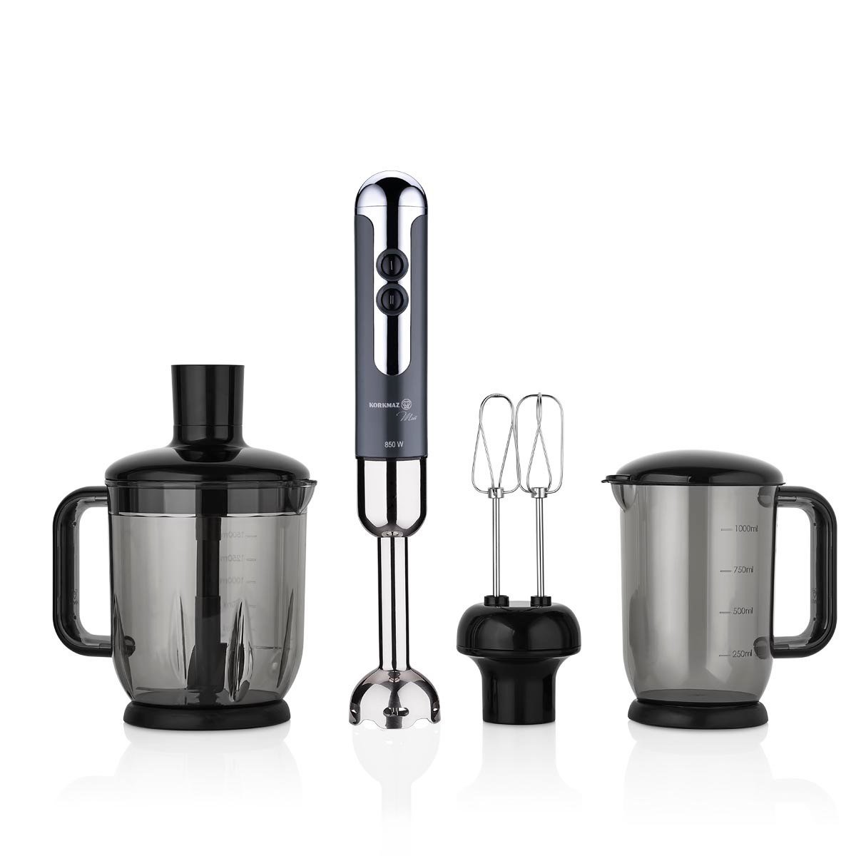 Korkmaz A447-18 Mia Mega Blender Set Cosmica/Krom