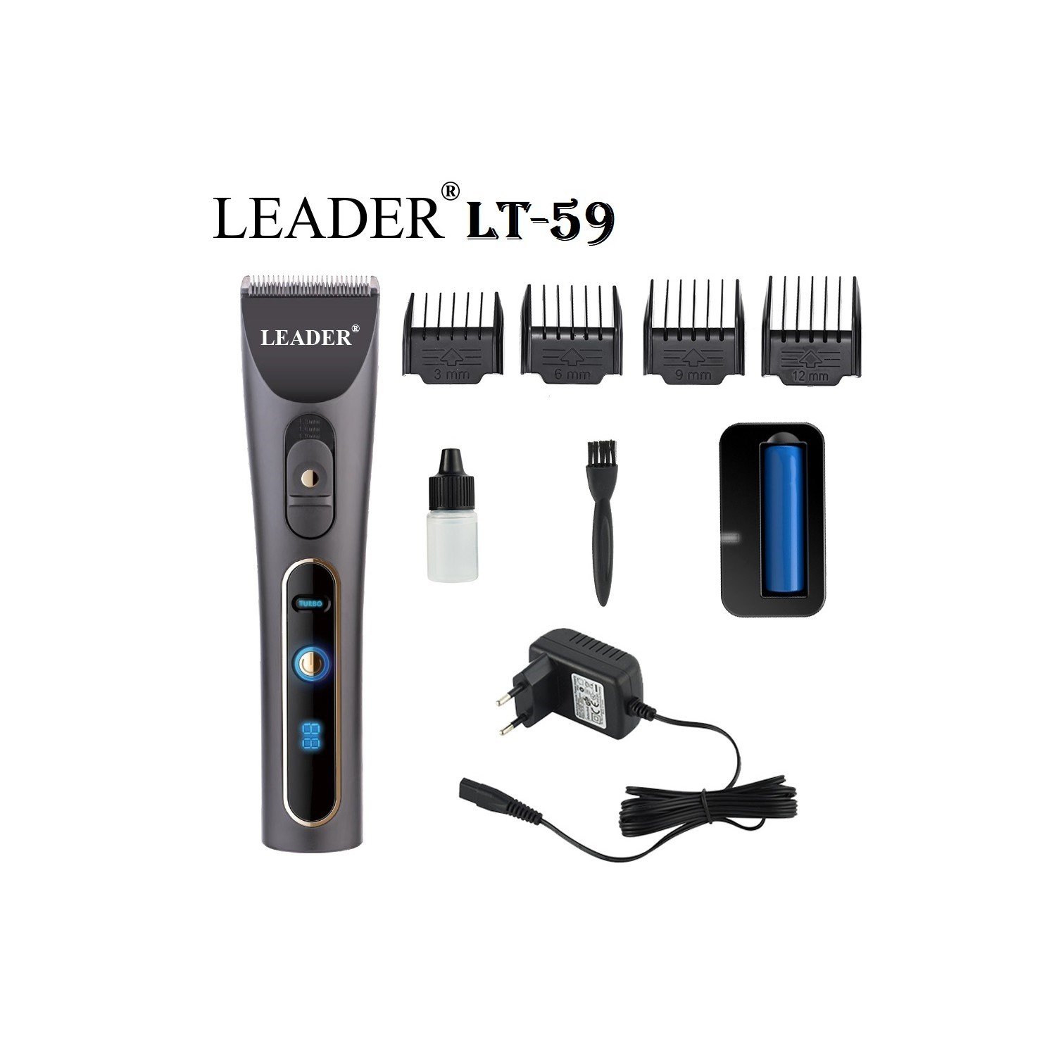 Leader LT-59 480 Dk (Kablolu/Kablosuz) Profesyonel Traş Makinesi