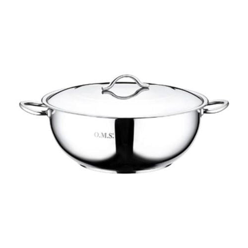 OMS 2006 Silver 30 X 10 Cm Basık Tencere