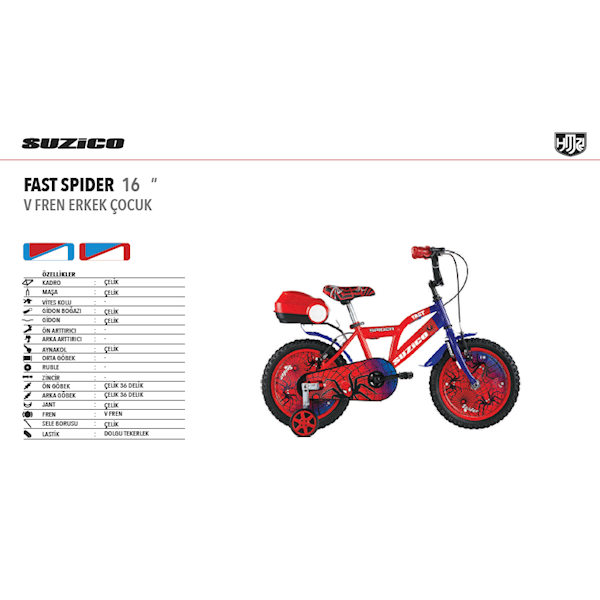 Suzico 16'' Fast Spider Bisiklet