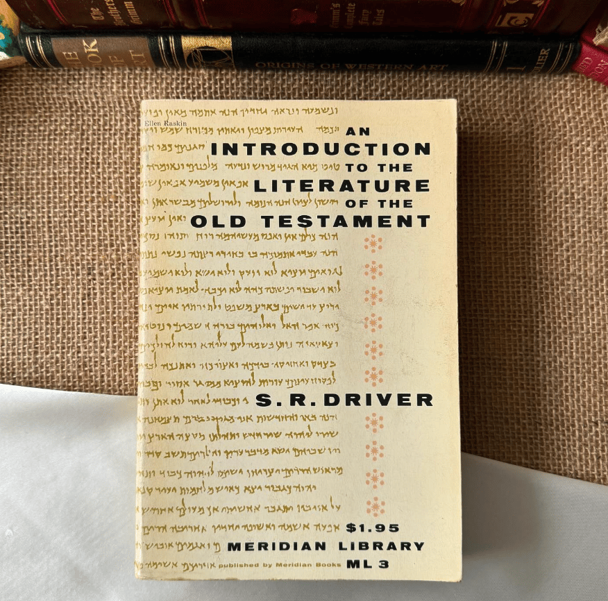 An Introduction to the Literature of the Old Testament