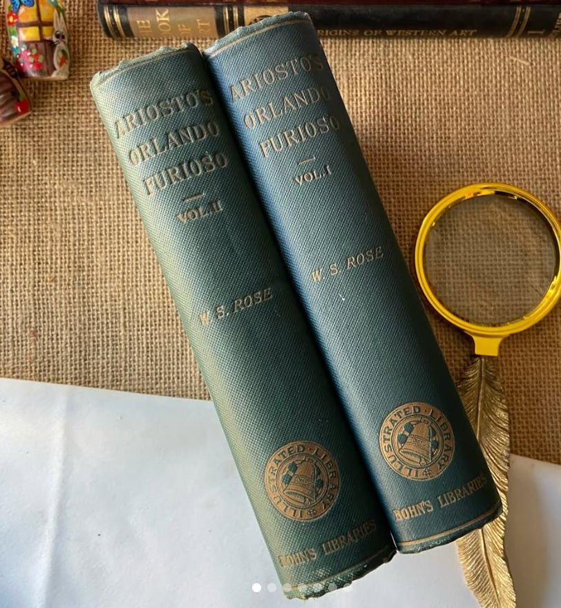 Ariosto's Orlando Furioso – 2 Cilt Takım