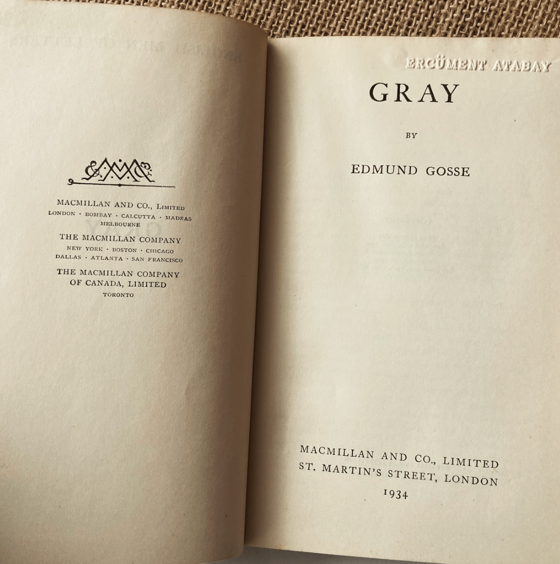 Gray, Edmund Gosse