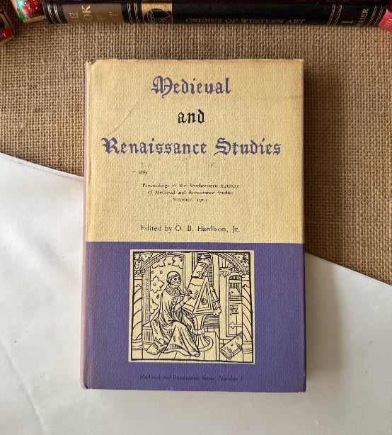 Medieval And Renaissance Studies