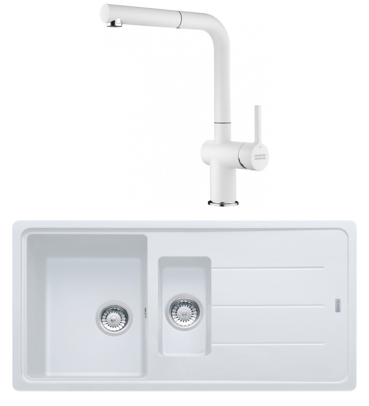 Franke Basıs Bfg 651 1,5 Gözlü Granit Eviye + Actıve Plus Doccıa 2.0 Armatür