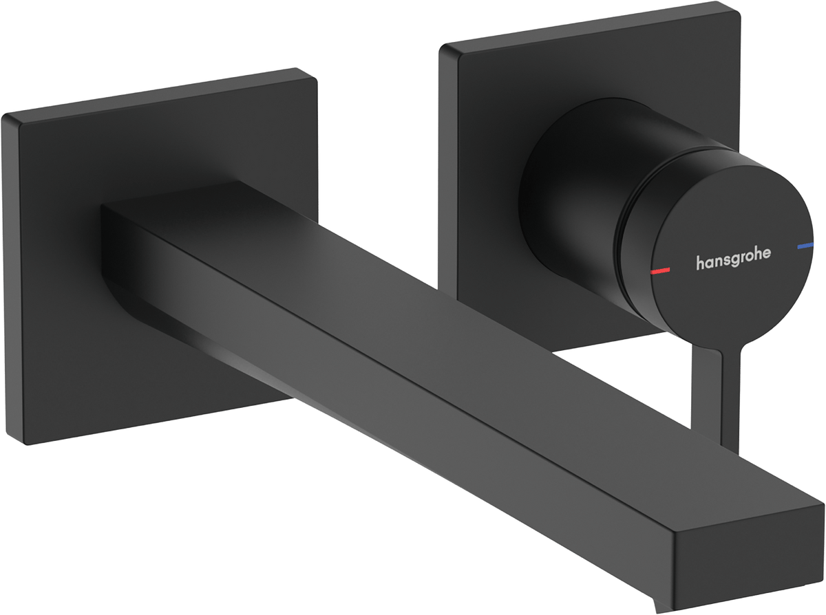 Hansgrohe Tecturis Satin Siyah Tek Kollu Ankastre Lavabo Bataryası