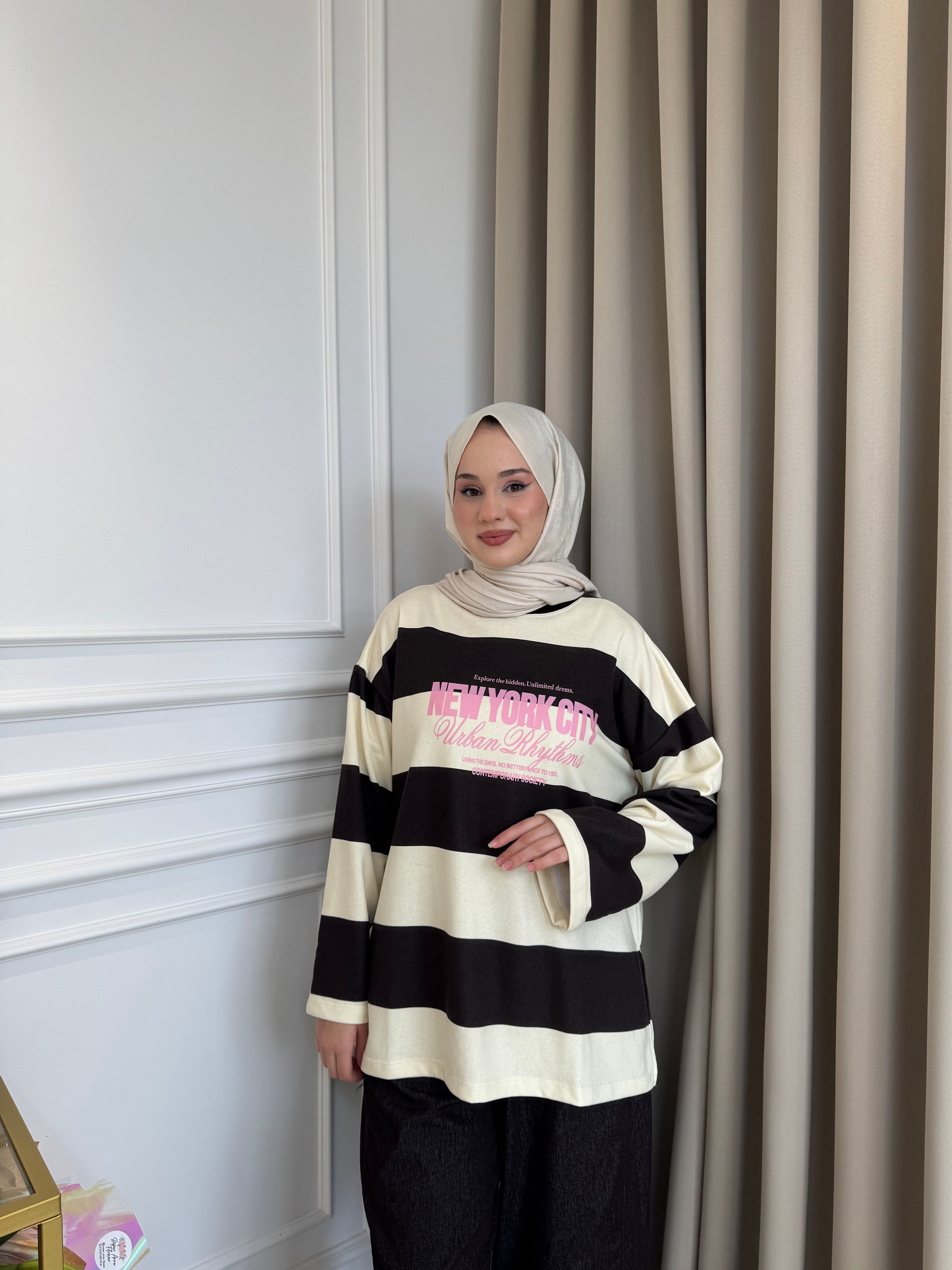 Stella T-Shirt Kahverengi