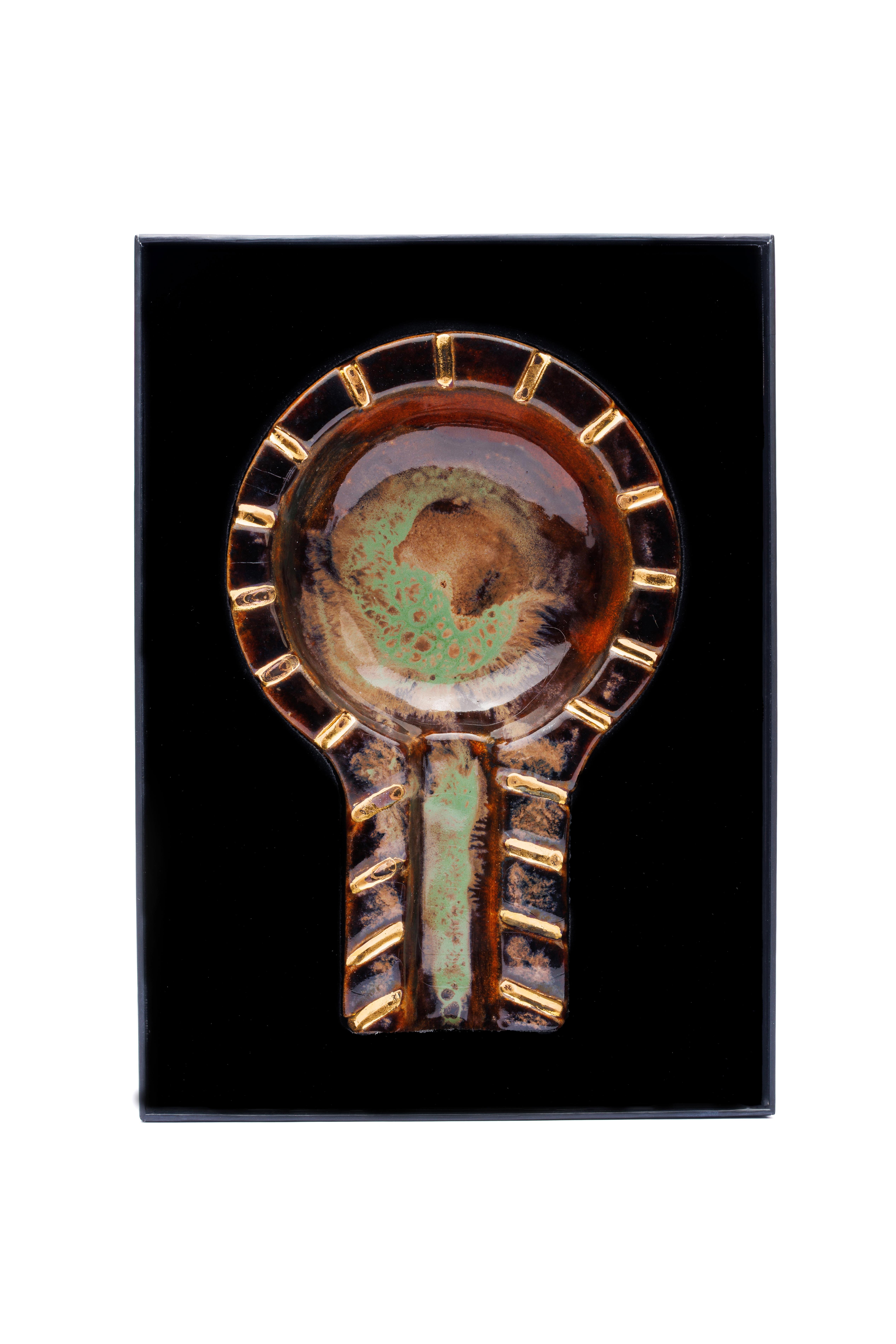 Gold Large Ashtray