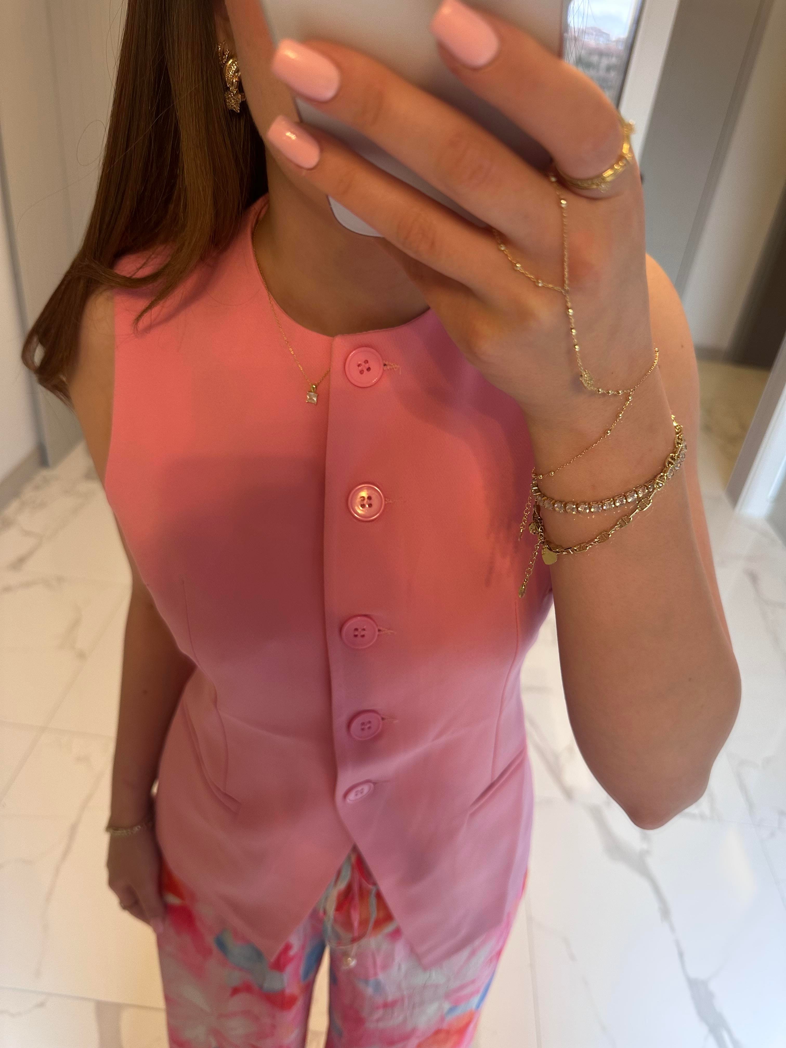YELEK - PEMBE