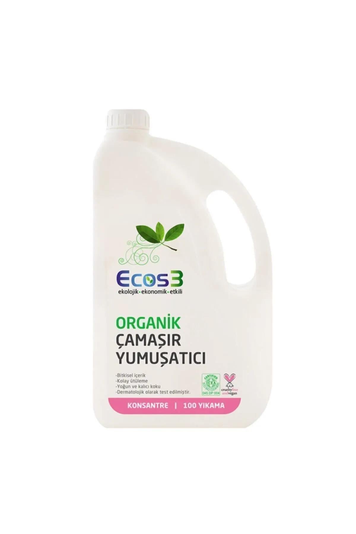 ECOS3 ORGANIK ÇAMAŞIR YUMUŞATICI 2500 ML - 100 YIKAMA