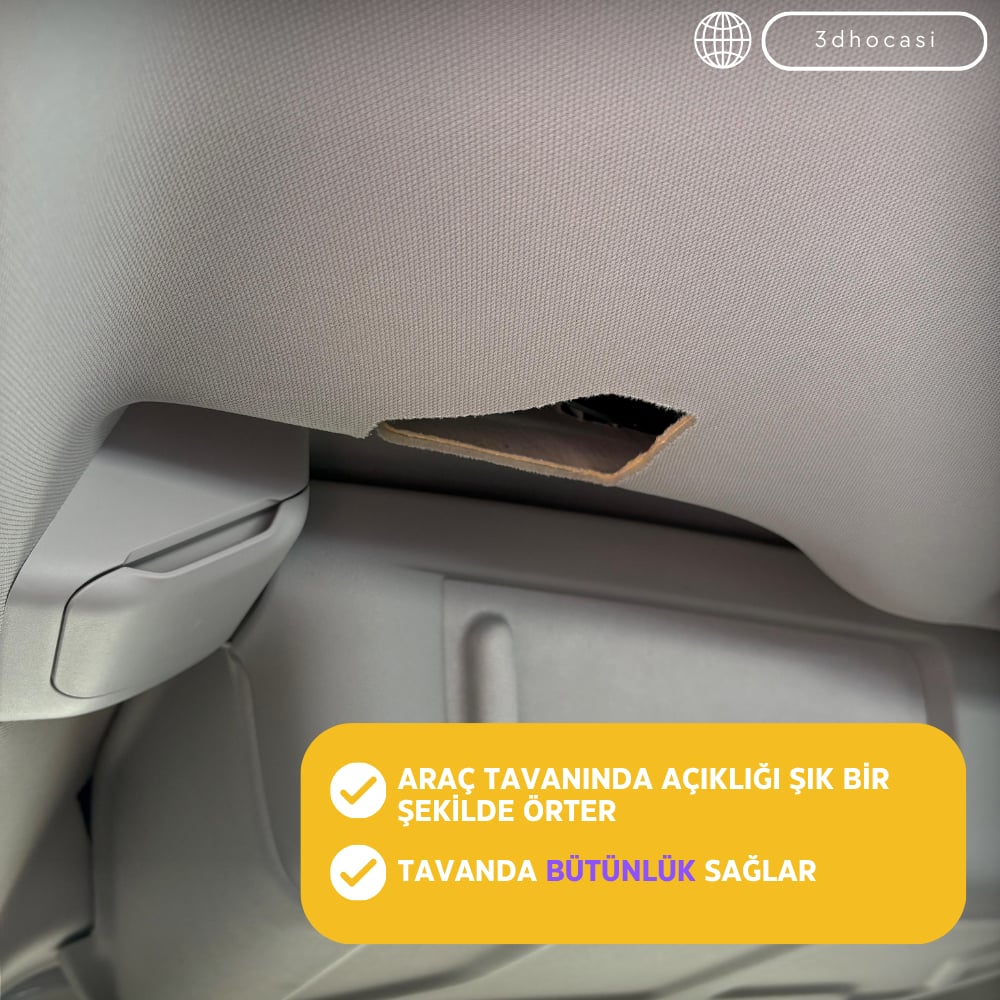  Ara Bölme (Seperatör) Kapağı -ÇİFT-  Cam Tavanlı Araçlar 