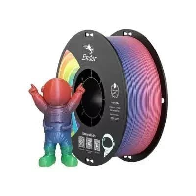 Creality Ender Plus PLA Filament Gökkuşağı 1.75mm 1kg