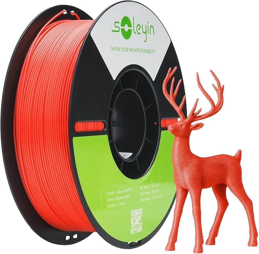 Creality Soleyin Ultra PLA Strawberry Cream Filament 1.75mm 1KG