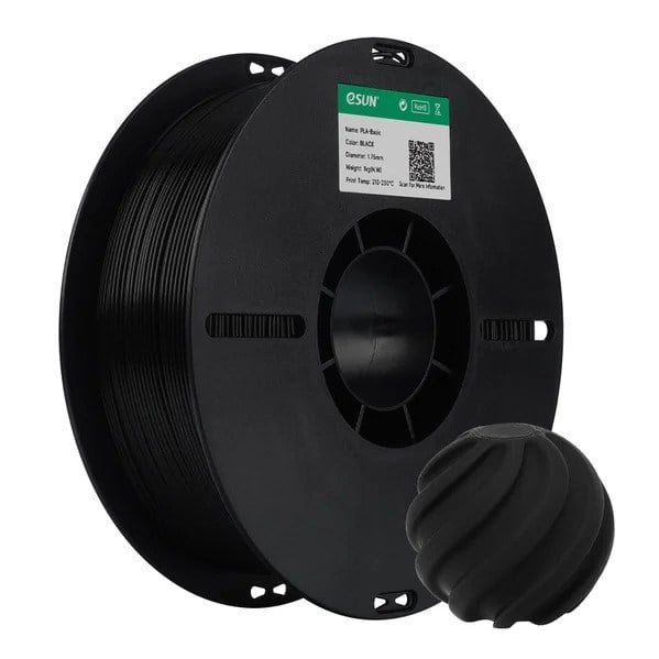 eSUN PLA-Basic Filament Siyah 1.75mm 1kg
