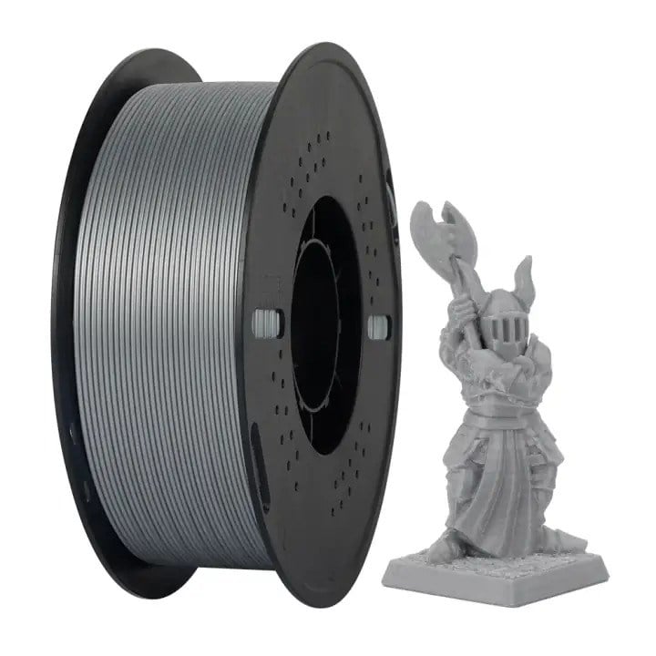 Kingroon PETG Basic Filament Metalik Gümüş 1.75mm 1kg