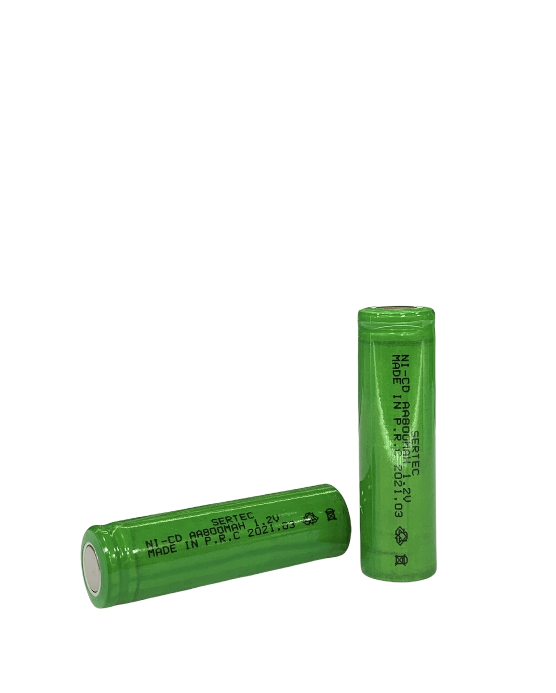 - 1.2v 800 Mah - Aa - Ni-cd Şarjlı Pil - (başsız / Flat Head)
