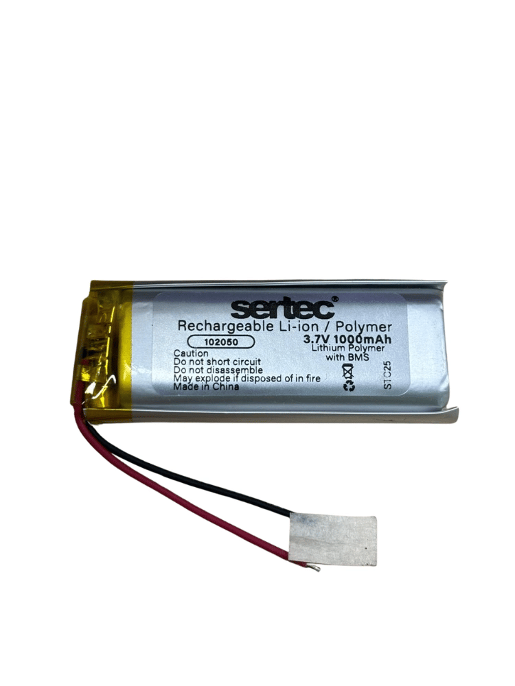 102050 3.7v 1000mah Li-polymer Pil (devreli/1.5a)
