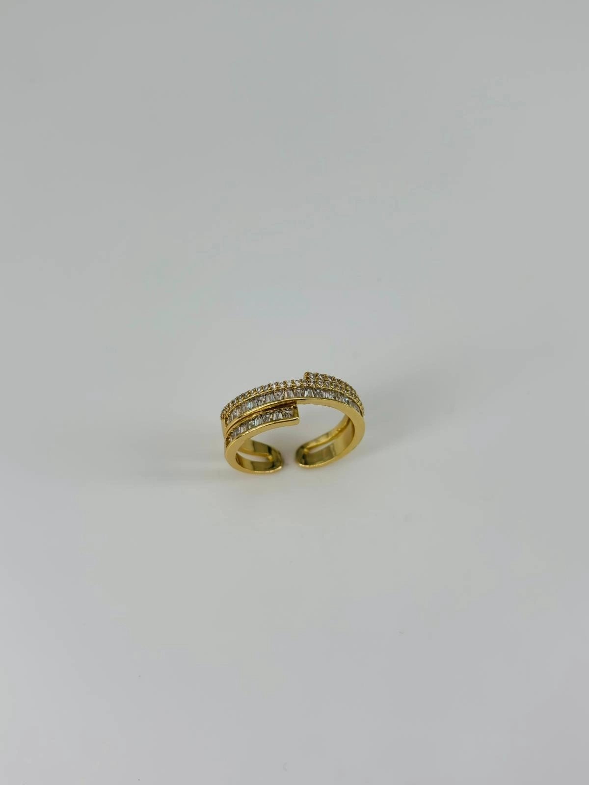 14 K Gold Kaplama Zirkon Taşlı Yüzük