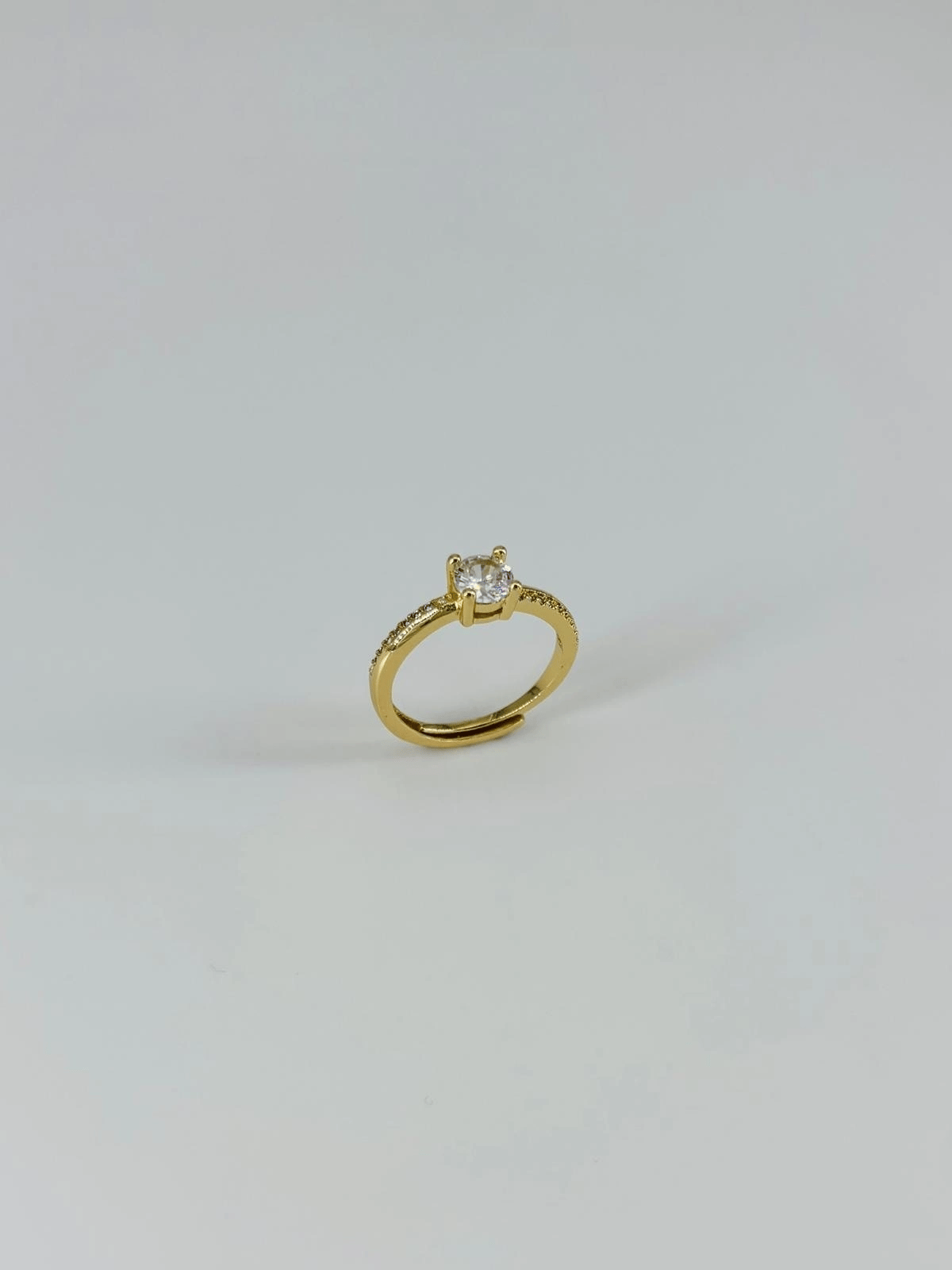 14 K Gold Kaplama Zirkon Taşlı Yüzük