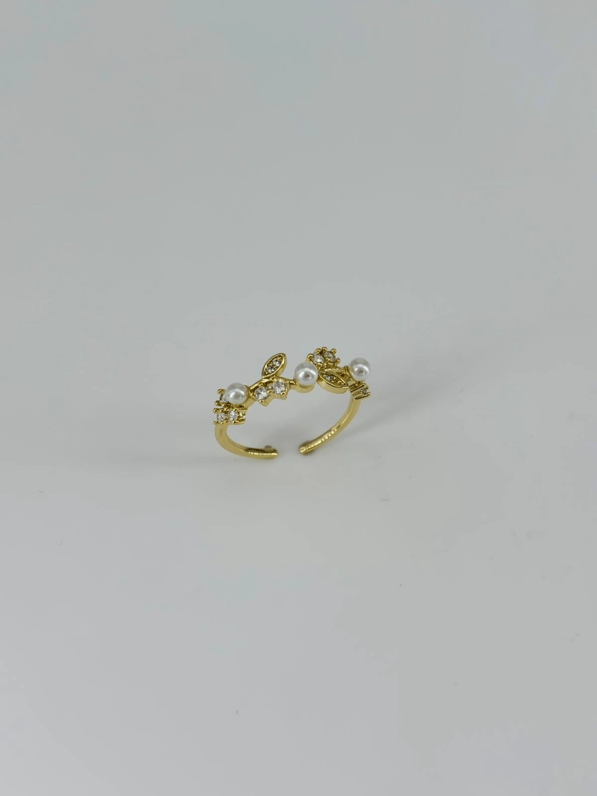 14 K Gold Kaplama Zirkon Taşlı Yüzük