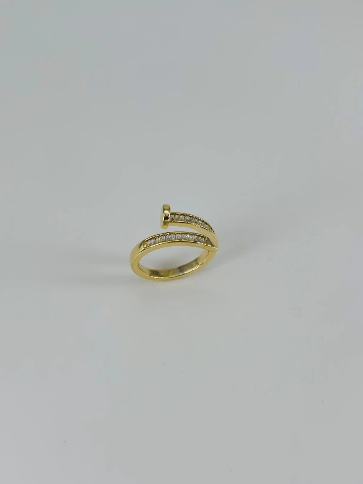 14 K Gold Kaplama Zirkon Taşlı Yüzük