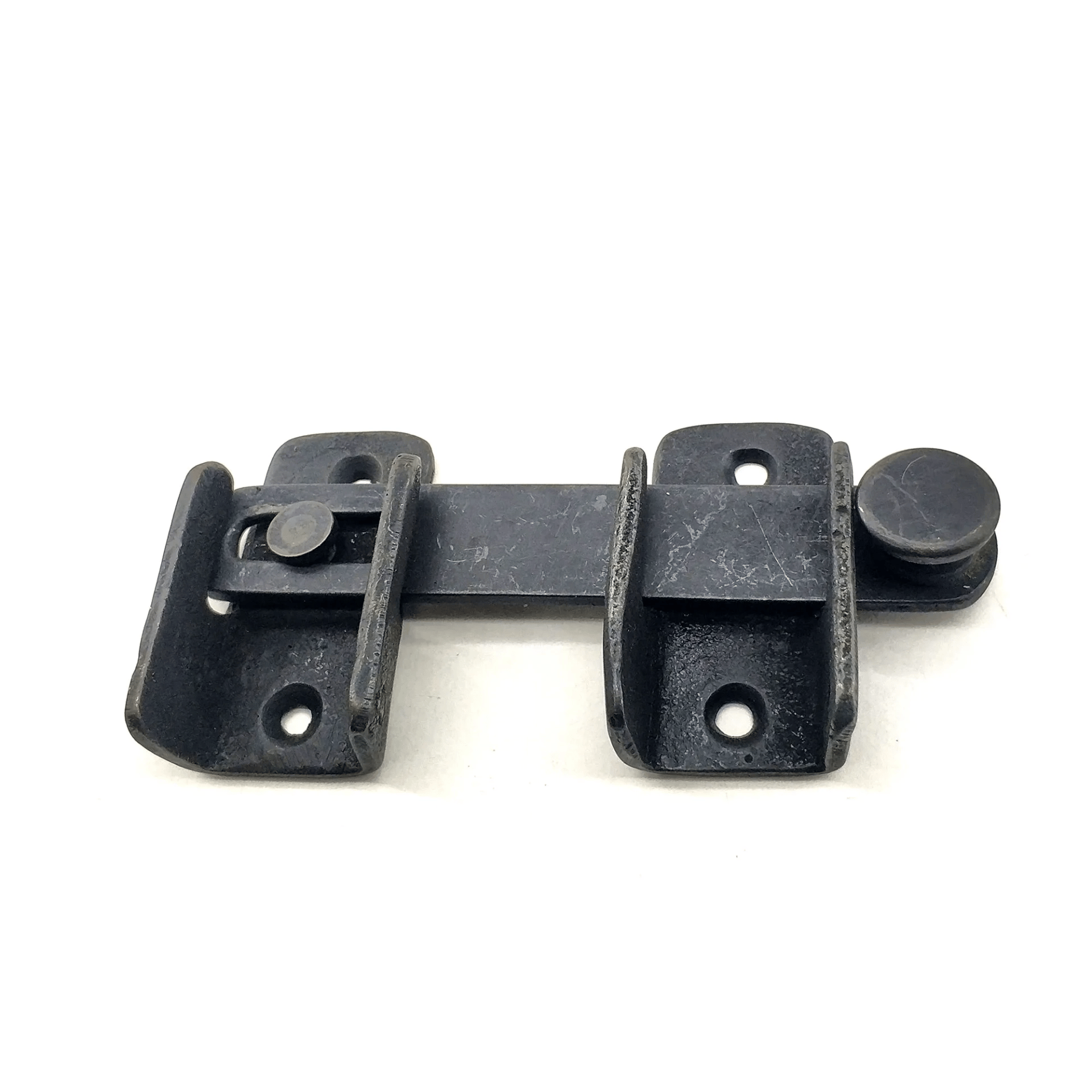 Antika Tarz Dekoratif Pirinç Kapı Mandalı - 57x115 Mm, Oksit