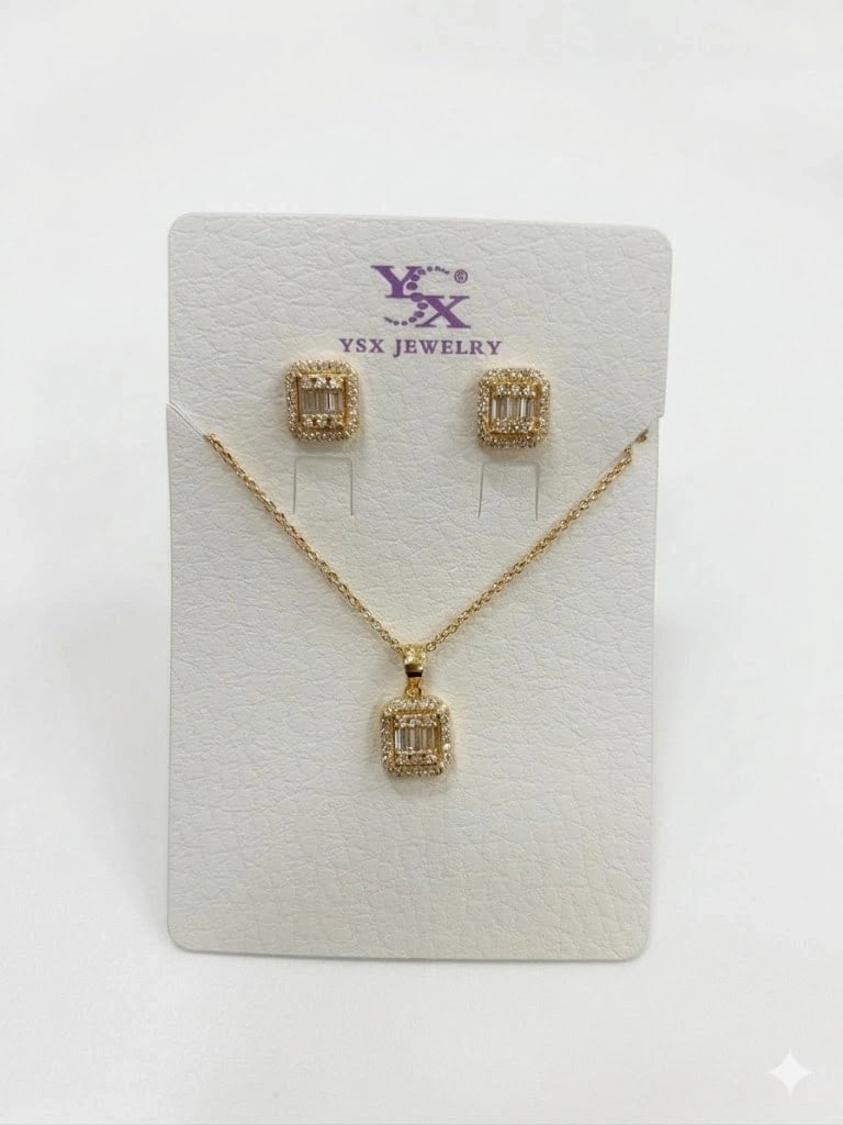 Baget Taşlı Set