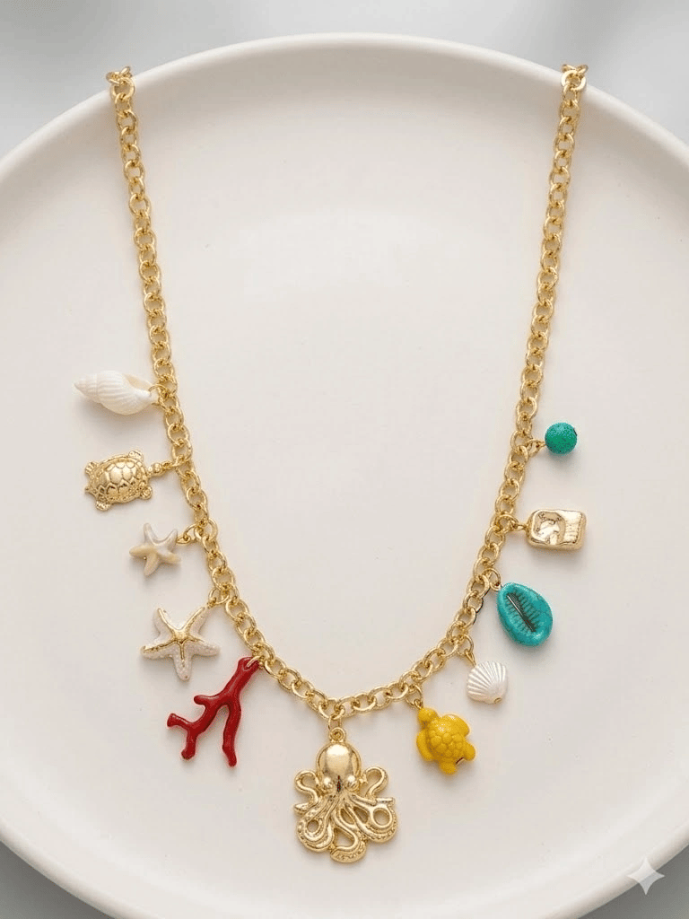 Mercan Dokunuşu Charm Kolye