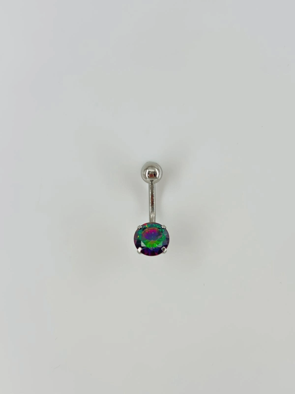 Mistik Topaz Taşlı Göbek Piercing