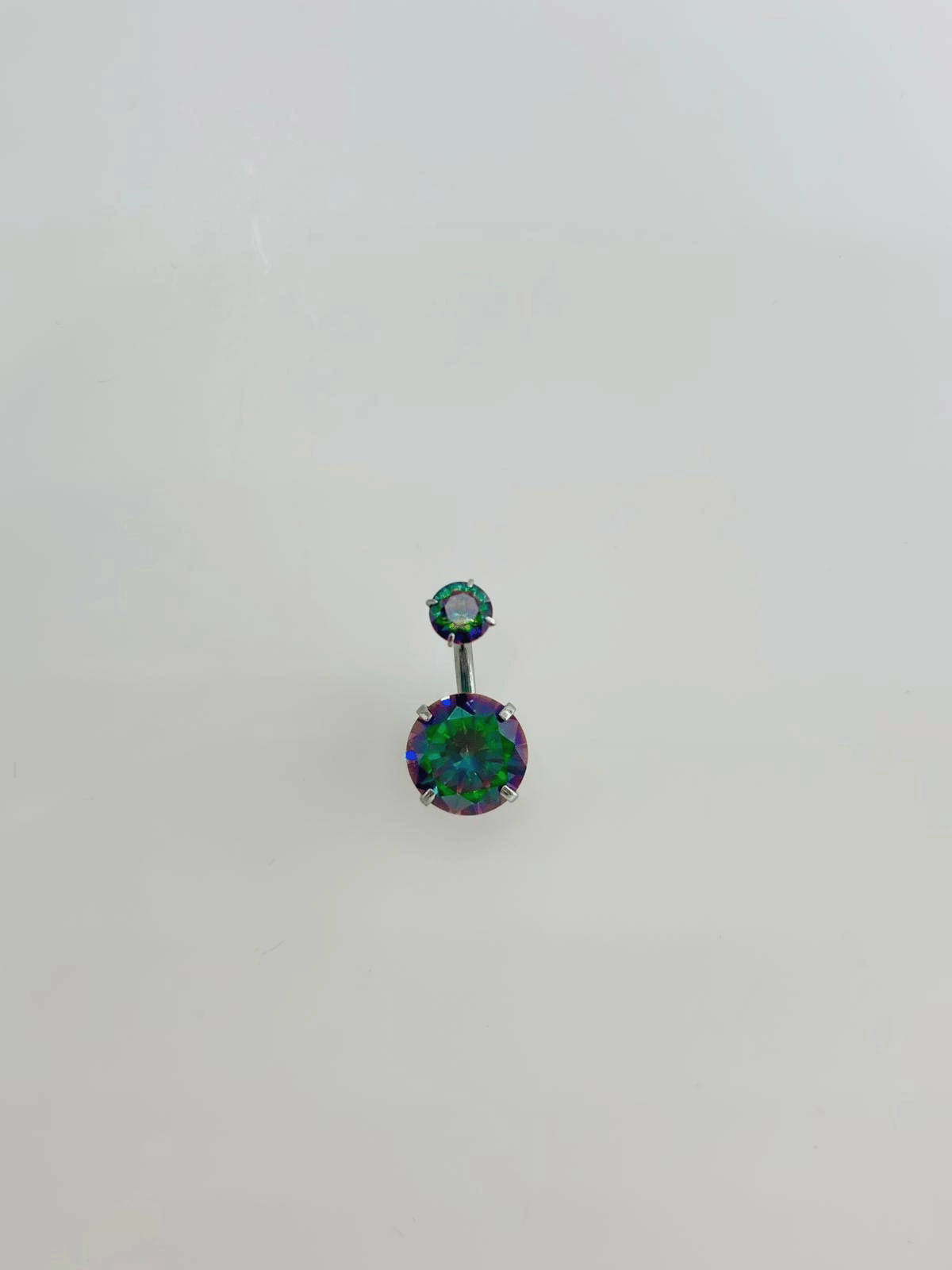 Mistik Topaz Taşlı Göbek Piercing