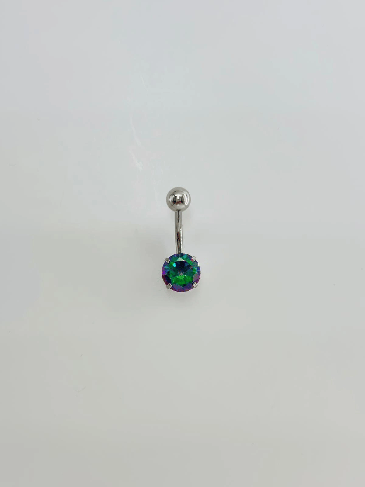 Mistik Topaz Taşlı Göbek Piercing